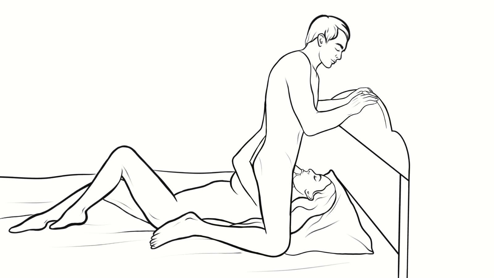 layback blowjob, layback blowjob position, facefuck blowjob