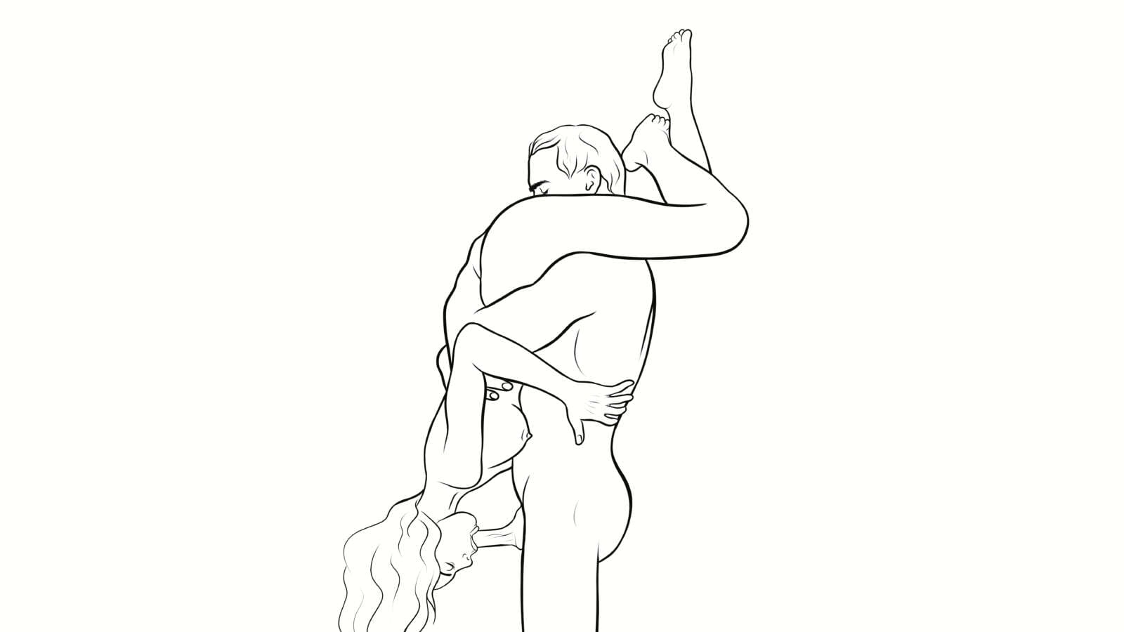 standing 69, standing 69 oral sex position